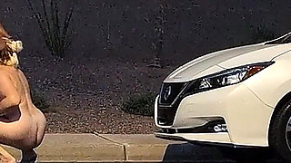 Thick BBW Wife Loves to Show off and Be Nude in Public!