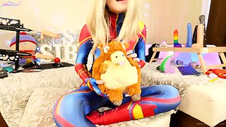 Hot Erotic blonde teens play with kinky toys