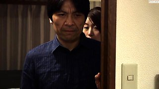 Lovely Japanese housewife treated like a slut by two guys