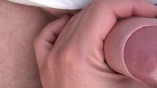 Fingering Peehole and Forskin Play Handjob