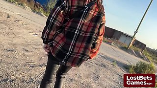 A Thrilling Game Of Strip Hand Slap Ends With A Wet Blowjob
