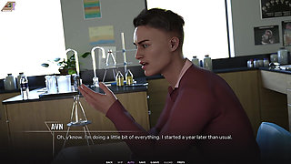 Taboo University #03 - Chem Class with Beatiful Black 18yo and Blue Haired Emo