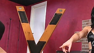 Two Sexy MILF's Watching Two Slaves Play