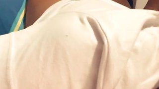 My Cuckold Husband Was Watching Me From Behind the Door While I Was Having Sex
