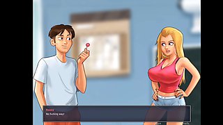 Jenny's big nips in summertime saga gameplay