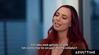 ADULT TIME - Aidra Fox Seduces Bestie Kenna James For ROMANTIC LESBIAN FUCK! GERMAN SUBTITLES
