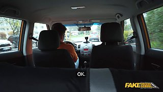 Hot babe in fake driving school gets her tight ass and wet pussy pounded hard in HD reality