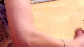 Penny's Handjob to Keep Him Away From Playstation