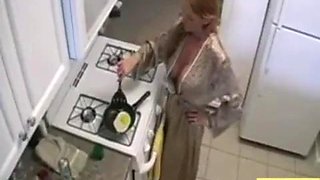 He has crush on her aunt: Big Tits, Blowjob  Blonde Porn