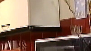 Hot Housewife Fucked and Cummed in Mouth and on Big Tits by Cuckold Husband and Cop with Huge Cock