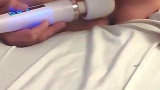 4K Solo Close up Masturbating with a Wand and Cumming Multiple Times - Richelle Rose
