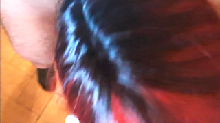 MILF Blowjob POV with Oral Creampie and Cum Swallow