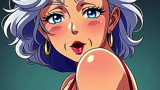 Cartoon Granny Animation Tits