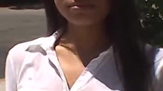 Hot Asian Teen Masturbating and Dildoing Her Ass