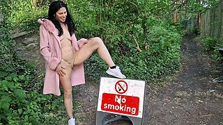 See Inside My Pussy When I Am Naked Outdoor
