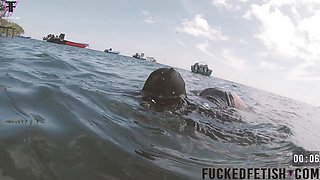 Caribbean Sea Receives Goddess Breathplay Mask Diving Glass