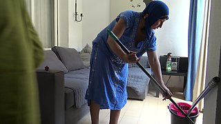 Kurdish Muslim Wife Cleans