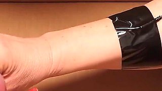 The Crazy Professor - the Bug-ridden Milking Bot Treats His Cock with a Post Orgasm Torment