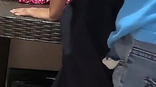 Showing Her Ass and Riding My Cock