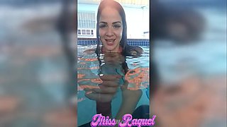 Raquel Sucks and Fucks Underwater in Pool