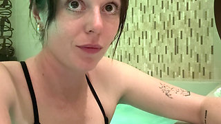 Jet Orgasm in a Spa!