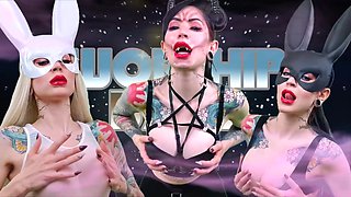 The Ultimate April's Goddess Worship - Mask, Bunny, Demoness, Succubus