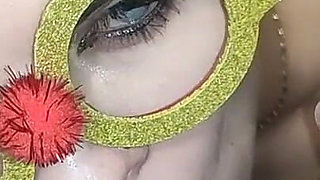 A Masked Blows the Big Cock