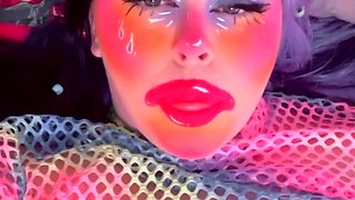 Chubby Brunette Big Boobs Dildo Masturbation