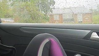 In My Car, Trying Out My Remote Vibrator, Its Soooooo Good!! Serenexx