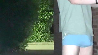 Restrained Him Outside Half Naked