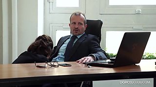 Office Porn With Horny Accountant Nikita Bellucci And Her Boss