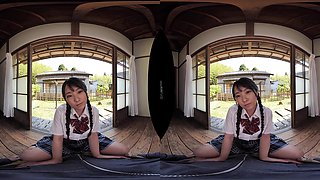 Face Licking VR - Asian Schoolgirl Oral Blowjob