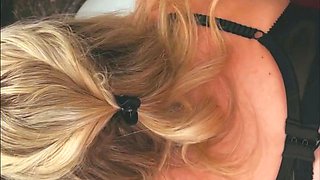 Big ass amateur blonde fucking POV in public