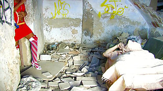 Red hood girl gets rough screwing