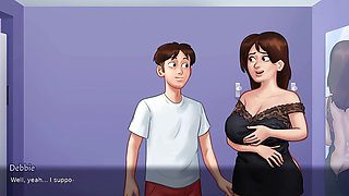 new step mom and step son  make amazing seen in summertime saga part 2