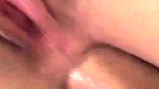 Brunette Slut Gets Mouth Filled with Load by a Man After Deep Pussy and Ass Fucking