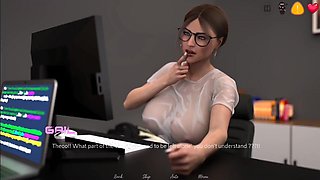 Step Sister Conversation with Office Guy
