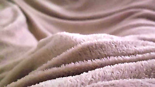 Slutty step mom with sexy tattoo slip hand under step son