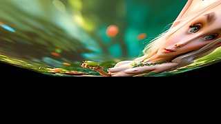 Beautiful Elf Girls with Gooseberry