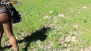 This young blonde will fuck anywhere