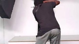 Amateur babe loves to deepthroat during casting