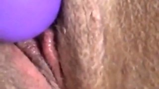 Stimulating My Clit with Wand Vibrator Moaning Intense Orgasms