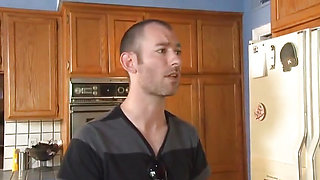 At Home with my stepdad and stepbro