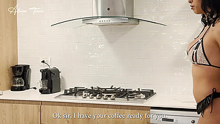 I Pay My Sexy Maid to Give Me a More Intimate Service