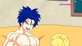 Sexy Blonde Wife Riding on Cock Very Hard - Cartoon Sex Parody HQ