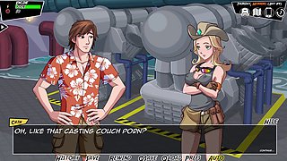 Big boobed animated fun with joysticks in a lustful paradise