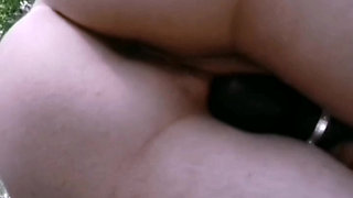 Masturbating in the woods with my vibrator