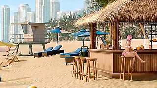 Ep9: Fucking Veronika by the Hotel Pool - Grand Tits Adventure (gameplay)