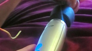 Sexy Busty Amateur Blonde Toys Orgasm