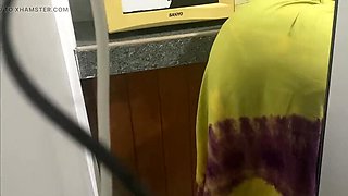Indian Maid Aunty Fucked Hard While Cleaning - Big Tits & Tight Pussy